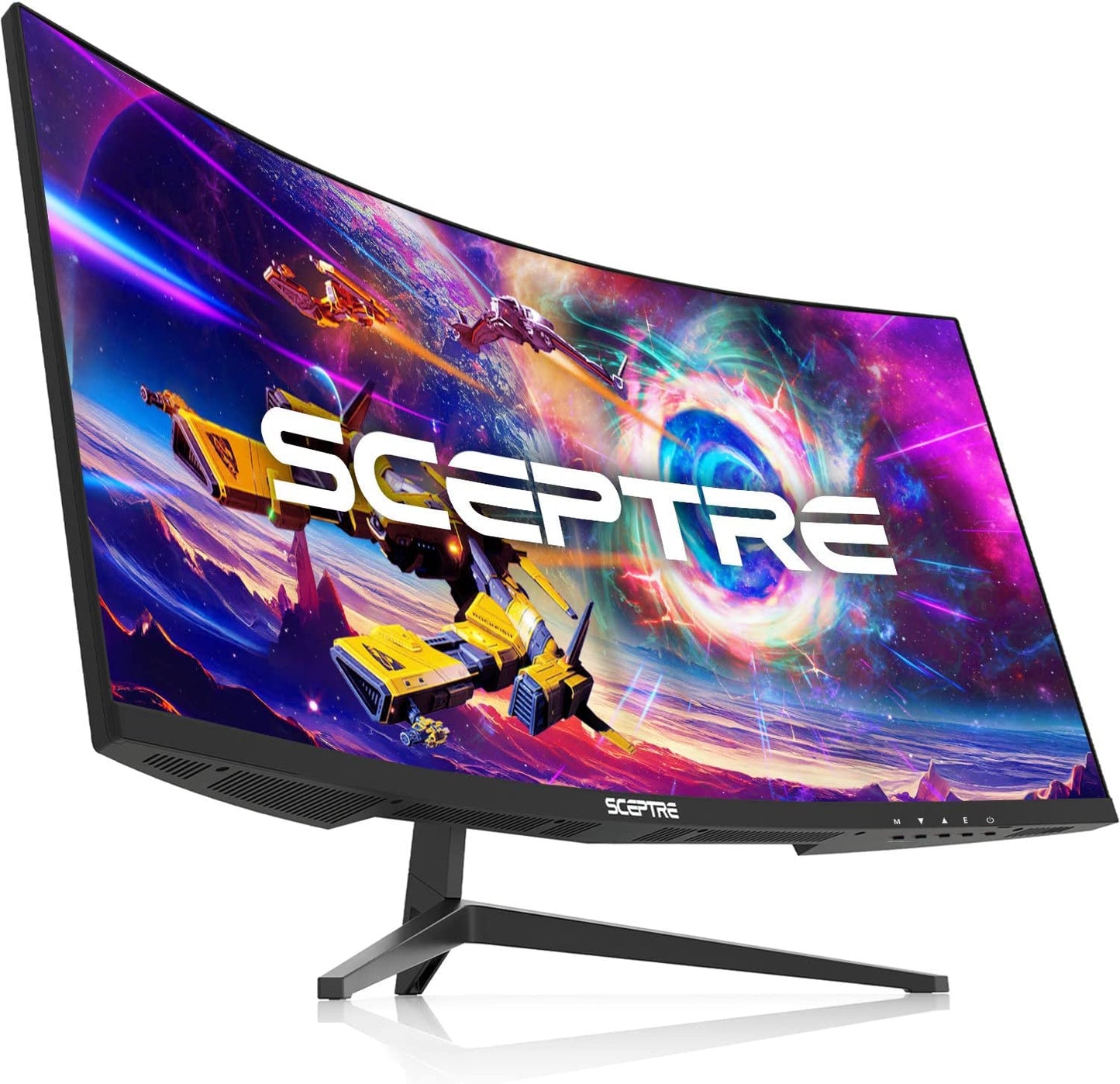 30-Inch Curved Ultra Wide Gaming Monitor, 21:9 Aspect Ratio, 2560x1080 Resolution, 200Hz Refresh Rate, Slim Design with HDMI and DisplayPort, Integrated Speakers, Metal Black (C305B-200UN1)