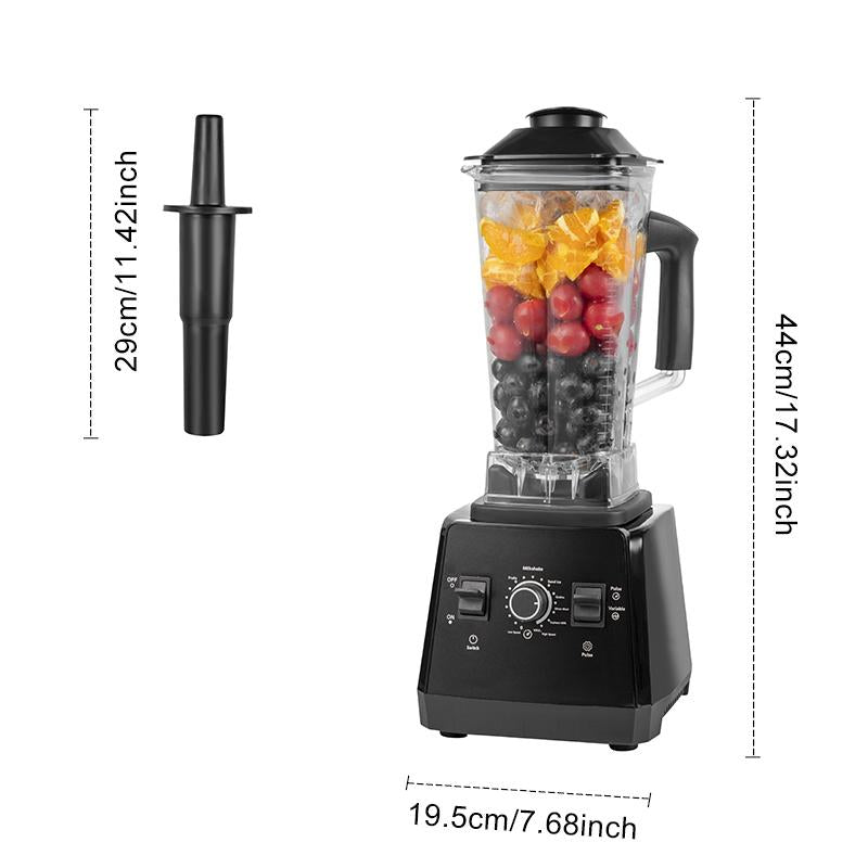 Professional 68Oz (2L) Kitchen Blender & Grinder - 2400W Peak/1000W, 25000RPM - Crush Ice, Make Smoothies, Sorbet, Shakes & Grind - 15 Speeds, Easy Countertop Blender