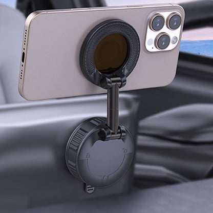Upgraded 360° Nano Gel Vacuum Magnetic Phone Holder, Car Phone Holder for Magsafe[108+Lbs Strongest Suction & 3000Gf Strongest Magnetic], Suction Cup Phone Mount for Car/For Iphone 11-16 Pro Max Adsorption Car Holder