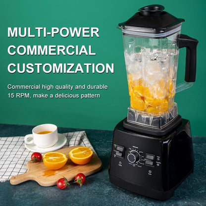 Professional 68Oz (2L) Kitchen Blender & Grinder - 2400W Peak/1000W, 25000RPM - Crush Ice, Make Smoothies, Sorbet, Shakes & Grind - 15 Speeds, Easy Countertop Blender