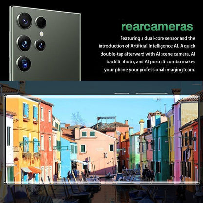 New Android Smartphone with a 6.8-Inch Display, 20Mphigh-Definition Dual Cameras, an 8-Core (4+4) Fast Processorand 128GB Expandable Storage Space. Lt Features Facialrecognition, a Touch Pen, and a Large-Capacity Battery Toensure Long-Lasting Power.